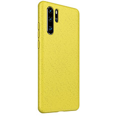 Funda Silicona Ultrafina Goma 360 Grados Carcasa S01 para Huawei P30 Pro Amarillo