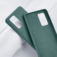 Funda Silicona Ultrafina Goma 360 Grados Carcasa S01 para Huawei P40 Pro+ Plus Verde