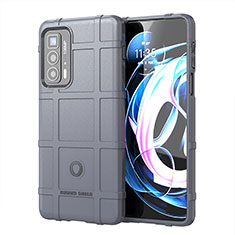 Funda Silicona Ultrafina Goma 360 Grados Carcasa S01 para Motorola Moto Edge 20 Pro 5G Gris