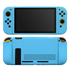 Funda Silicona Ultrafina Goma 360 Grados Carcasa S01 para Nintendo Switch Azul Cielo