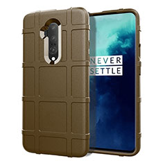 Funda Silicona Ultrafina Goma 360 Grados Carcasa S01 para OnePlus 7T Pro Marron