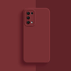 Funda Silicona Ultrafina Goma 360 Grados Carcasa S01 para OnePlus Nord N200 5G Rojo