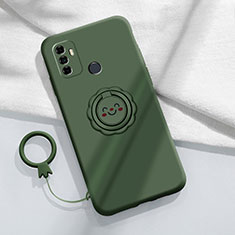 Funda Silicona Ultrafina Goma 360 Grados Carcasa S01 para Oppo A33 Verde Noche