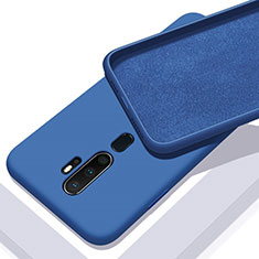 Funda Silicona Ultrafina Goma 360 Grados Carcasa S01 para Oppo A5 (2020) Azul