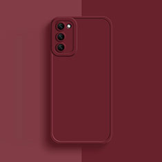 Funda Silicona Ultrafina Goma 360 Grados Carcasa S01 para Oppo A53s 5G Rojo