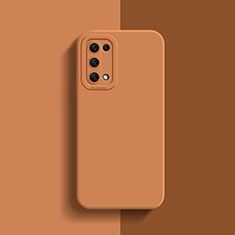 Funda Silicona Ultrafina Goma 360 Grados Carcasa S01 para Oppo A54 5G Naranja