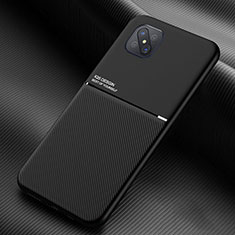 Funda Silicona Ultrafina Goma 360 Grados Carcasa S01 para Oppo A92s 5G Negro