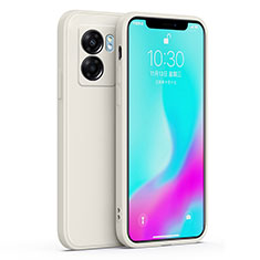 Funda Silicona Ultrafina Goma 360 Grados Carcasa S01 para Oppo K10 5G India Blanco