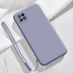 Funda Silicona Ultrafina Goma 360 Grados Carcasa S01 para Oppo Reno4 SE 5G Gris Lavanda