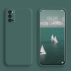 Funda Silicona Ultrafina Goma 360 Grados Carcasa S01 para Oppo Reno6 Pro+ Plus 5G Verde