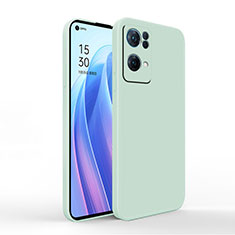 Funda Silicona Ultrafina Goma 360 Grados Carcasa S01 para Oppo Reno7 Pro 5G Menta Verde