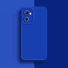 Funda Silicona Ultrafina Goma 360 Grados Carcasa S01 para Oppo Reno7 SE 5G Azul