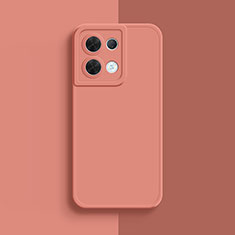 Funda Silicona Ultrafina Goma 360 Grados Carcasa S01 para Oppo Reno8 5G Rosa