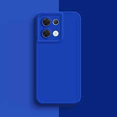 Funda Silicona Ultrafina Goma 360 Grados Carcasa S01 para Oppo Reno9 Pro 5G Azul