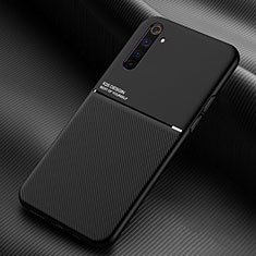 Funda Silicona Ultrafina Goma 360 Grados Carcasa S01 para Realme 6 Pro Negro