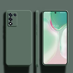 Funda Silicona Ultrafina Goma 360 Grados Carcasa S01 para Realme Q3s 5G Verde Noche