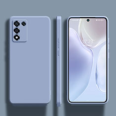 Funda Silicona Ultrafina Goma 360 Grados Carcasa S01 para Realme Q3t 5G Gris Lavanda