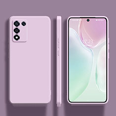 Funda Silicona Ultrafina Goma 360 Grados Carcasa S01 para Realme Q3t 5G Purpura Claro