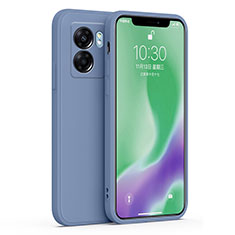 Funda Silicona Ultrafina Goma 360 Grados Carcasa S01 para Realme Q5i 5G Gris Lavanda