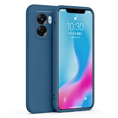 Funda Silicona Ultrafina Goma 360 Grados Carcasa S01 para Realme V23i 5G Azul Cielo