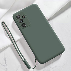 Funda Silicona Ultrafina Goma 360 Grados Carcasa S01 para Samsung Galaxy A14 4G Verde Noche