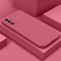 Funda Silicona Ultrafina Goma 360 Grados Carcasa S01 para Samsung Galaxy A15 4G Rosa Roja