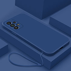 Funda Silicona Ultrafina Goma 360 Grados Carcasa S01 para Samsung Galaxy A23 4G Azul