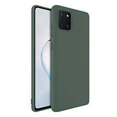 Funda Silicona Ultrafina Goma 360 Grados Carcasa S01 para Samsung Galaxy A81 Verde