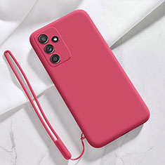 Funda Silicona Ultrafina Goma 360 Grados Carcasa S01 para Samsung Galaxy F13 4G Rojo