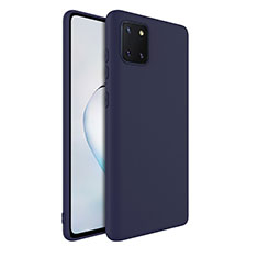 Funda Silicona Ultrafina Goma 360 Grados Carcasa S01 para Samsung Galaxy M60s Azul