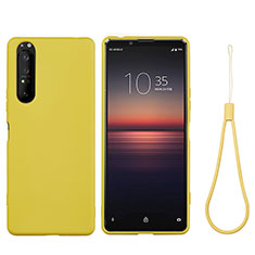 Funda Silicona Ultrafina Goma 360 Grados Carcasa S01 para Sony Xperia 1 III Amarillo