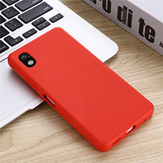 Funda Silicona Ultrafina Goma 360 Grados Carcasa S01 para Sony Xperia Ace III SOG08 Rojo