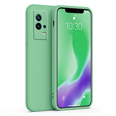 Funda Silicona Ultrafina Goma 360 Grados Carcasa S01 para Vivo iQOO 8 Pro 5G Verde