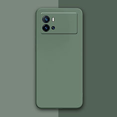 Funda Silicona Ultrafina Goma 360 Grados Carcasa S01 para Vivo iQOO 9 Pro 5G Verde