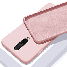 Funda Silicona Ultrafina Goma 360 Grados Carcasa S01 para Xiaomi Redmi K30 5G Rosa