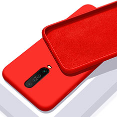 Funda Silicona Ultrafina Goma 360 Grados Carcasa S01 para Xiaomi Redmi K30i 5G Rojo