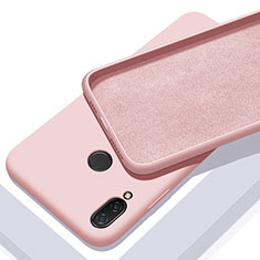 Funda Silicona Ultrafina Goma 360 Grados Carcasa S01 para Xiaomi Redmi Note 7 Pro Oro Rosa