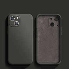 Funda Silicona Ultrafina Goma 360 Grados Carcasa S02 para Apple iPhone 14 Plus Negro