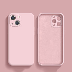 Funda Silicona Ultrafina Goma 360 Grados Carcasa S02 para Apple iPhone 14 Plus Rosa