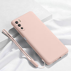 Funda Silicona Ultrafina Goma 360 Grados Carcasa S02 para Huawei Mate 40 Lite 5G Rosa