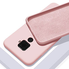 Funda Silicona Ultrafina Goma 360 Grados Carcasa S02 para Huawei Nova 5z Rosa