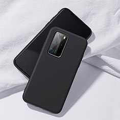 Funda Silicona Ultrafina Goma 360 Grados Carcasa S02 para Huawei P40 Pro Negro