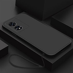 Funda Silicona Ultrafina Goma 360 Grados Carcasa S02 para Oppo A1 5G Negro