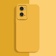 Funda Silicona Ultrafina Goma 360 Grados Carcasa S02 para Oppo A76 Amarillo