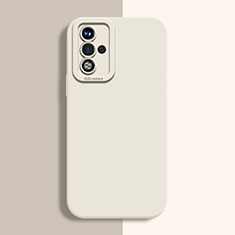 Funda Silicona Ultrafina Goma 360 Grados Carcasa S02 para Oppo A93s 5G Blanco