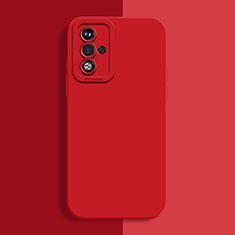 Funda Silicona Ultrafina Goma 360 Grados Carcasa S02 para Oppo A93s 5G Rojo