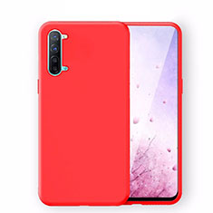 Funda Silicona Ultrafina Goma 360 Grados Carcasa S02 para Oppo F15 Rojo