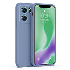 Funda Silicona Ultrafina Goma 360 Grados Carcasa S02 para Oppo K10 5G Gris Lavanda