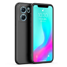 Funda Silicona Ultrafina Goma 360 Grados Carcasa S02 para Oppo K10 5G Negro