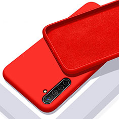 Funda Silicona Ultrafina Goma 360 Grados Carcasa S02 para Oppo K5 Rojo